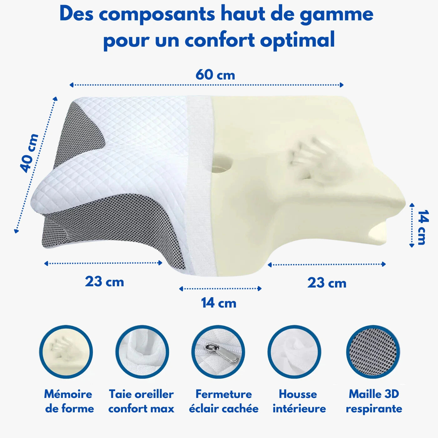 Oreiller orthopédique Gamaneo®